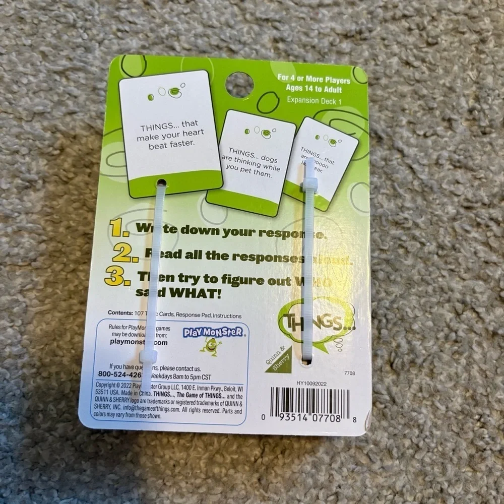 Game of Things Expansion Travel Game Pack NEW Cards